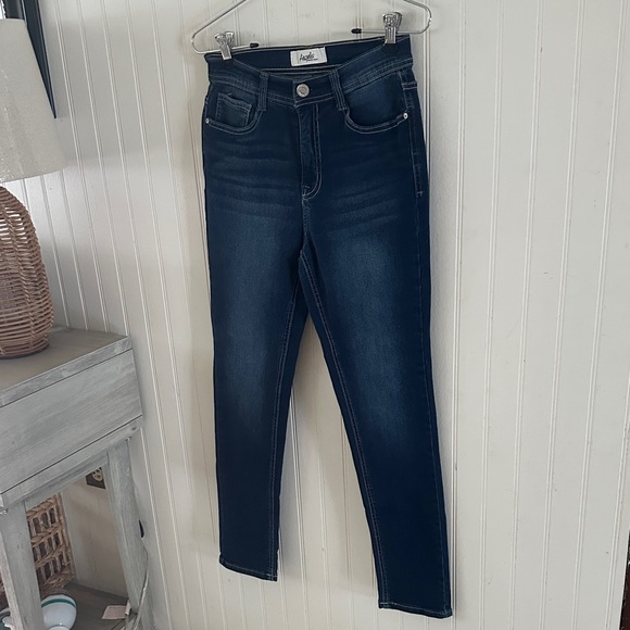 Angels Forever Young Blue Skinny Jeans sz 4 - Picture 7 of 15